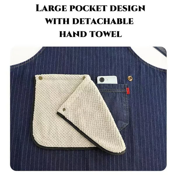 Adult Jour Apron -  Front Pocket, Ideal for Everyday Use
